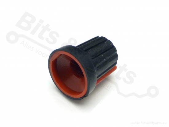 Knop Pointer Mengpaneel-stijl Zwart/rood